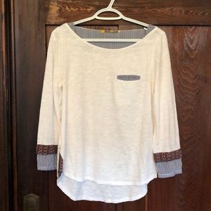 Little Yellow Button long-sleeved tee
